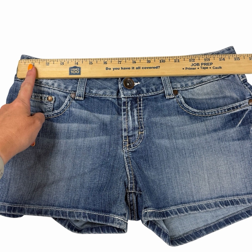 Y2K Buckle BKE‎ Culture Low Rise Stretch Jean Shorts Size 29 Style BKL1529 Booty - Picture 6 of 8